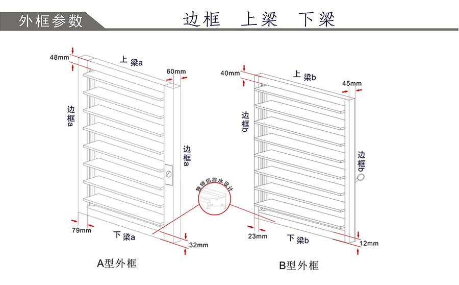 铝合金百叶窗