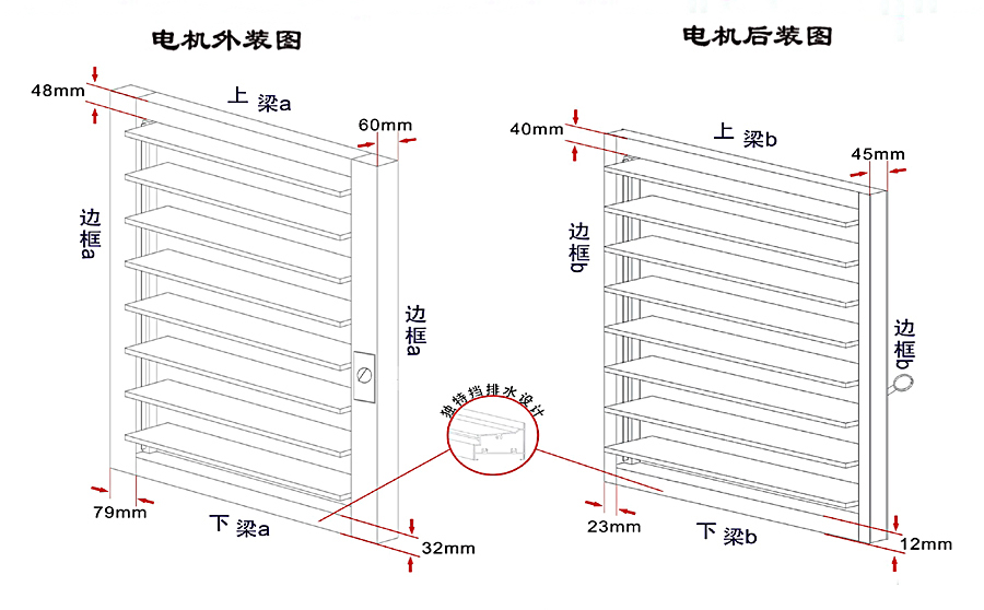 铝合金活动百叶窗厂家